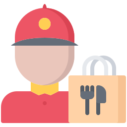 Delivery guy icon