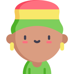 reggae frau icon