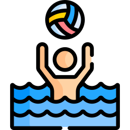 Water volleyball icon