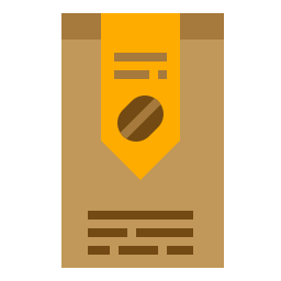 Coffee bag icon