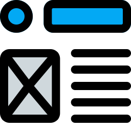 wireframe icona