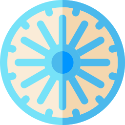 Dharma wheel icon