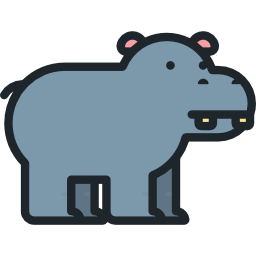 Hippopotamus icon