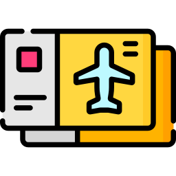 Boarding pass icon