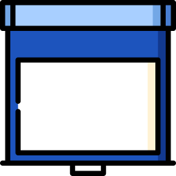 Projector screen icon