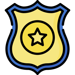 Distintivo de polícia Ícone