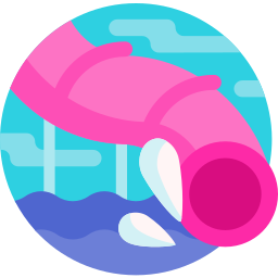 Water slide icon