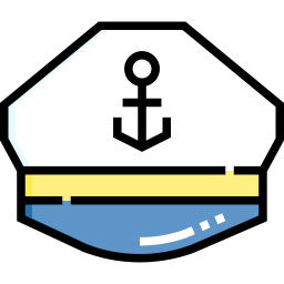 Capitão cap Ícone