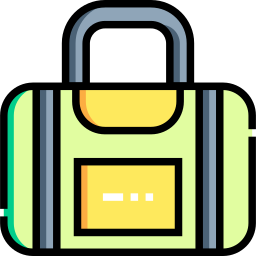 Sport bag icon