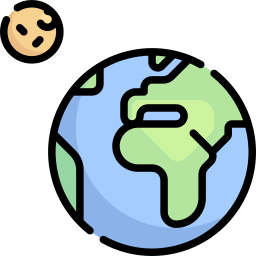 Planet earth icon