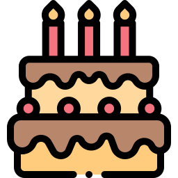 Birthday cake icon