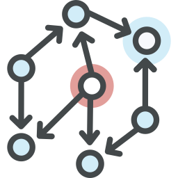 Data flow icon