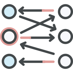 Data flow icon