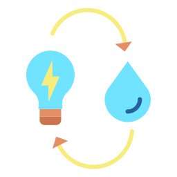 Hydro power icon