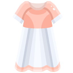 langes kleid icon