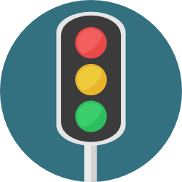 Traffic light icon