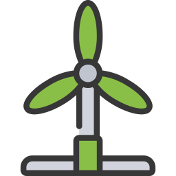 Wind turbine icon