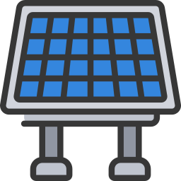 Solar panel icon