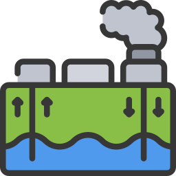 Geothermal energy icon