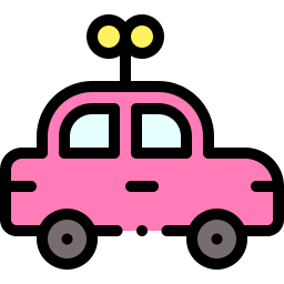 Toy car icon