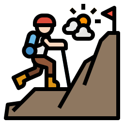 Hiking icon