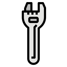 Adjustable spanner icon