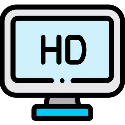 Hd screen icon