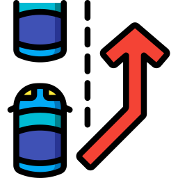 Autonomous car icon