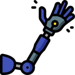 Robotic arm icon