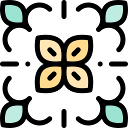 Floral design icon