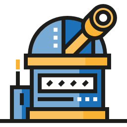 télescope Icône
