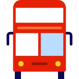 Double decker bus icon