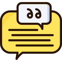 Speech bubble icon