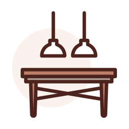 Dining table icon