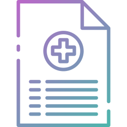 Medical prescription icon