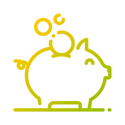 Piggy bank icon