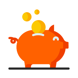 Piggy bank icon