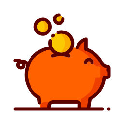 Piggy bank icon