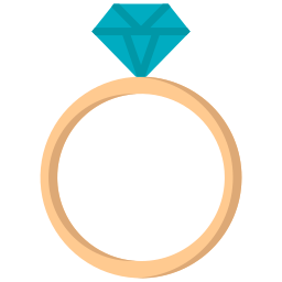 diamanten ring icoon