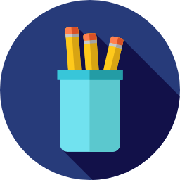 Pencil case icon