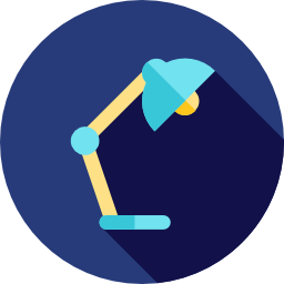 Desk lamp icon