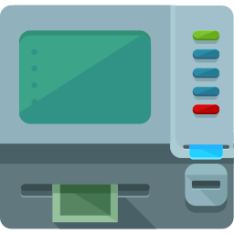 Cash machine icon