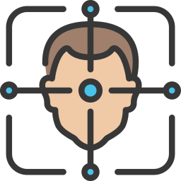 Facial recognition icon