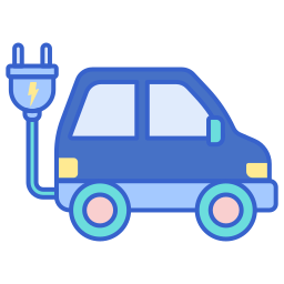 Electric car icon