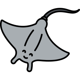 manta ray icona