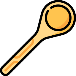 Wooden spoon icon