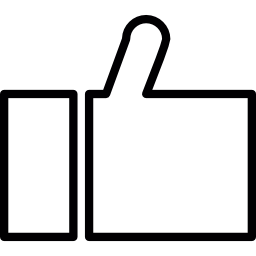 Thumb up sign icon