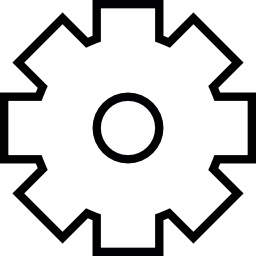 Big cogwheel icon