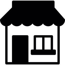 Bakery shop structure icon