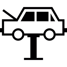 Mechanical service of a car icon